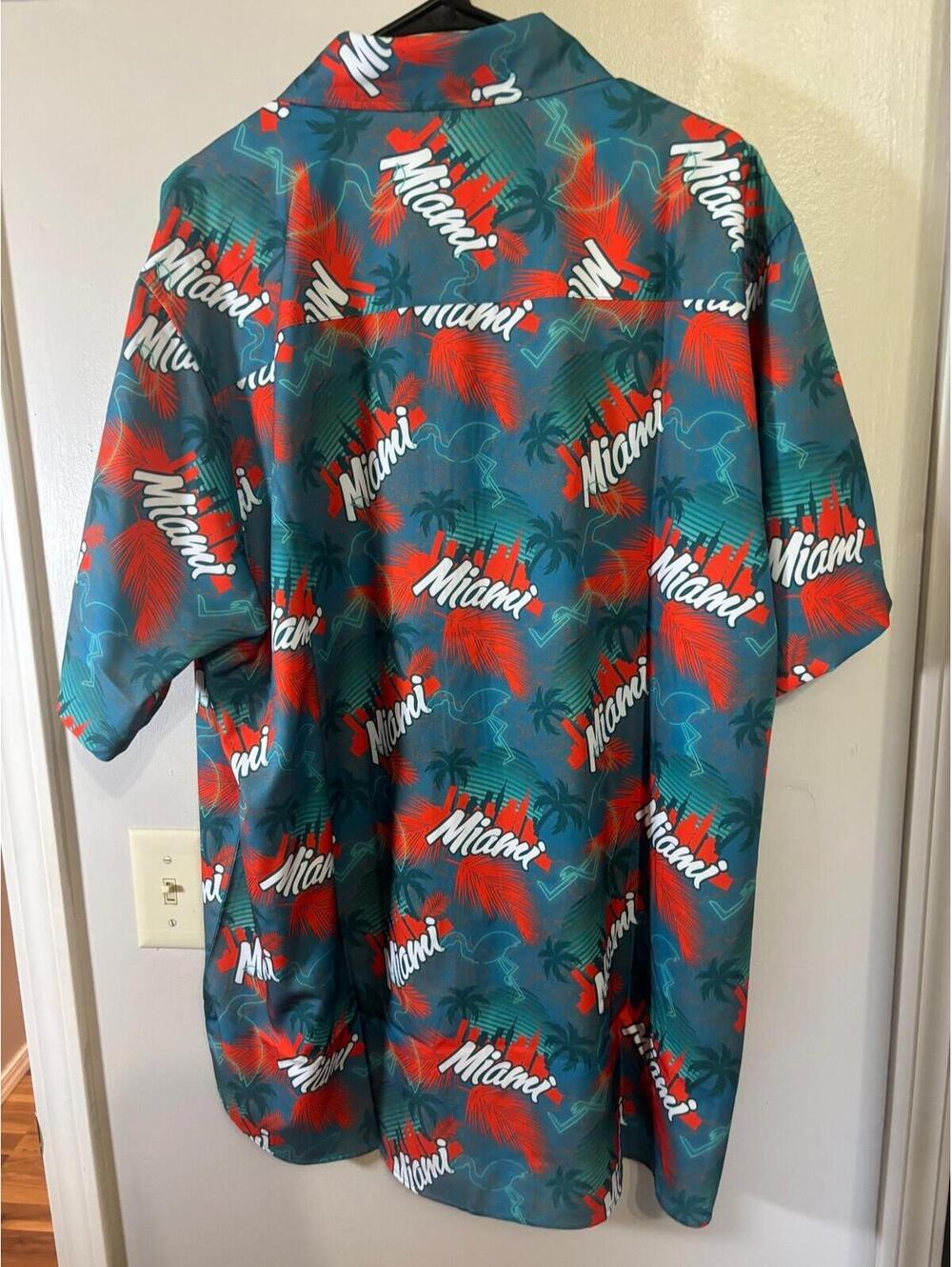 Dixxon Flannel Co Miami The Vice Party Shirt 2XL Hawaiian Button Up - Picture 2 of 8